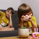 Digitální fotoaparát pro děti Pejsek X5 růžový 64 GB karta
