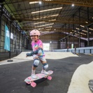 Svítící skateboard květy LED RGB KOLEČKA
