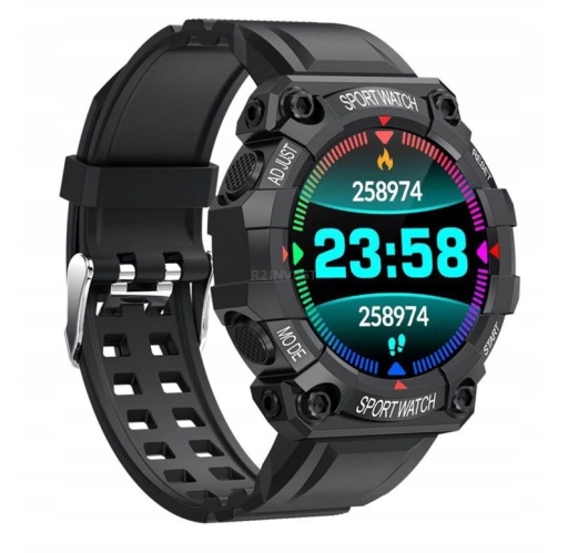 SMARTWATCH FD68 CHYTRÉ HODINKY ČERNÁ
