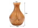 Ultrazvukový zvlhčovač vzduchu dekor tmavé dřevo 200 ml 