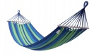 Houpací síť Hamaka 250 x 100 cm zeleno-modrá