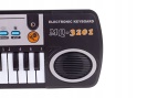 MalPlay KEYBOARD varhany klávesy pro děti s mikrofonem 31 kláves