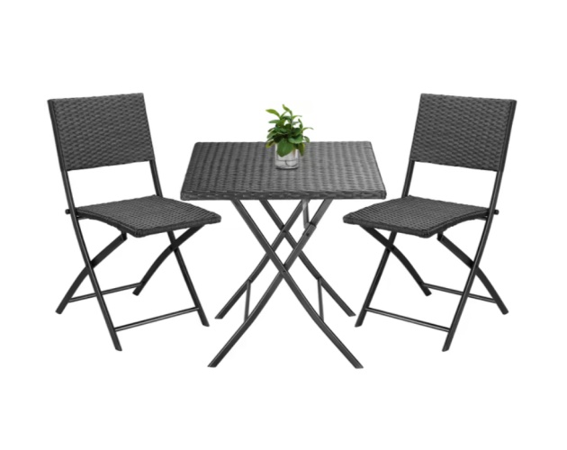 Balkonová sedací sestava Rivena 2+1 skládací