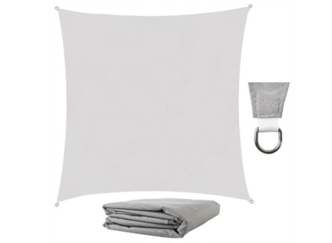 Stínící plachta celta čtverec 4x4m 10187 200g/m šedá