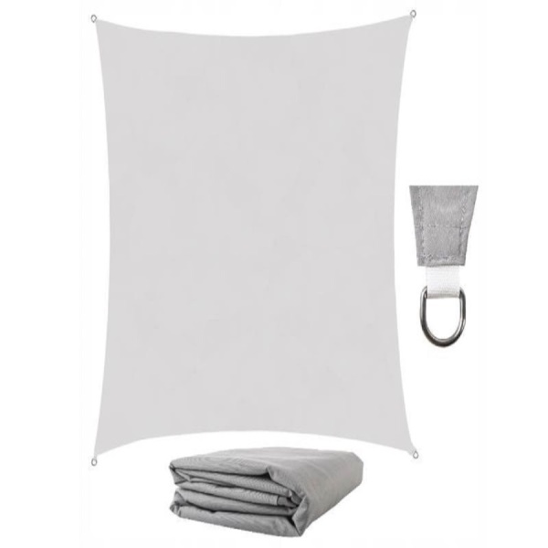Stínící plachta celta čtverec 4x4m 10187 200g/m šedá