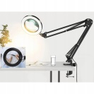 Izoxis 23893 Multifunkční lampa a lupa 32 LED, USB černá