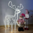 Ruhhy Svítící pohyblivý SOB studená bílá barva 216 LED 