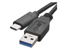 Bezdotykový Jumbo odpadkový koš 50l ovál černá USB kabel zdarma