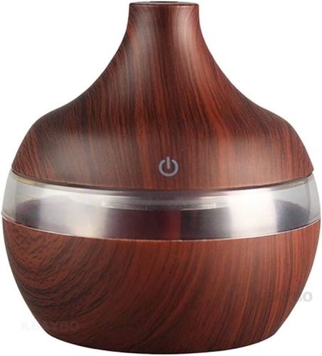 Ultrazvukový zvlhčovač vzduchu dekor tmavé dřevo