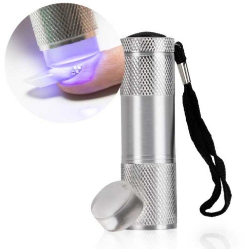 Mini LED/UV svítilna na nehty s lisovacím nástrojem 9W