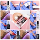 Hybridní a nail art startovací sada na nehty MollyLac Premium s 120W UV/LED lampou
