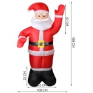 Nafukovací LED Santa Mikuláš reklamní poutač
