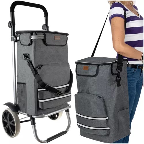 Nákupní taška na kolečkách 42L 50kg