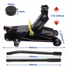 Hydraulický pojízdný zvedák hever v kufru 2 tuny