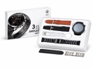 Chytré hodinky Watch4 Black pro muže | sada hodiniek s remienkami Watch4 Black