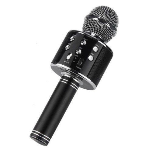 WS 858 BEZDRÁTOVÝ MIKROFON KARAOKE černý