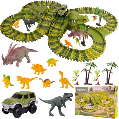 Dinosauří mega autodráha 230 dílků