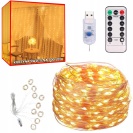 ISO 11332 Světelný závěs 300 LED teplá bílá 