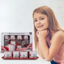 ČAJOVÝ SET KOVOVÝ NA HRANÍ PRO DĚTI 14 dílů