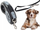 Vodítko pro psy do 15kg - 5m černé