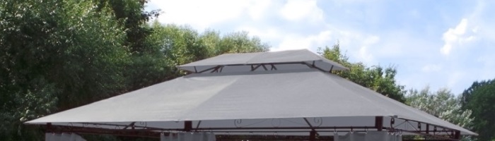 Náhradní střešní plachta k altánu  TOPAS Premium 4x3m - šedá