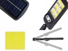 VK 12276 Pouliční osvětlení solární 96 LED COB, IP67, 90 W, 15000 mAh černé