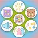 Interaktivní podložka se zvířátkami