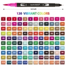 Kreativní sada oboustranných fixů 120ks