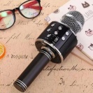 WS858L PODSVÍCENÝ BEZDRÁTOVÝ MIKROFON KARAOKE černý