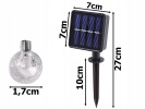 Zahradní 40 LED girlanda 7m barevná