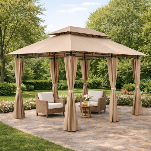 Zahradní altán pavilon TOPAS 4x3m - písková