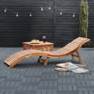 Skládací zahradní lehátko Savora z akácie