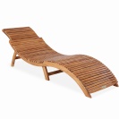 Skládací zahradní lehátko Savora z akácie