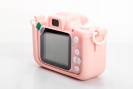 Digitální fotoaparát pro děti Koník X5 růžový 64 GB karta 