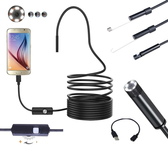 AK252A VODOTĚSNÁ ENDOSKOPICKÁ KAMERA 5,5 MM MICRO USB