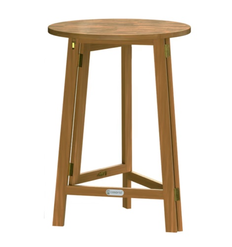 Zahradní skládací stolek Averon Ø 80 cm