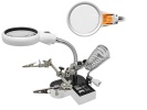 Souprava Třetí ruka lupa + LED MG16126