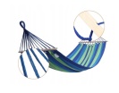 Houpací síť Hamaka 250 x 100 cm zeleno-modrá