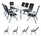 Zahradní sedací sestava Silvera 9-dílná