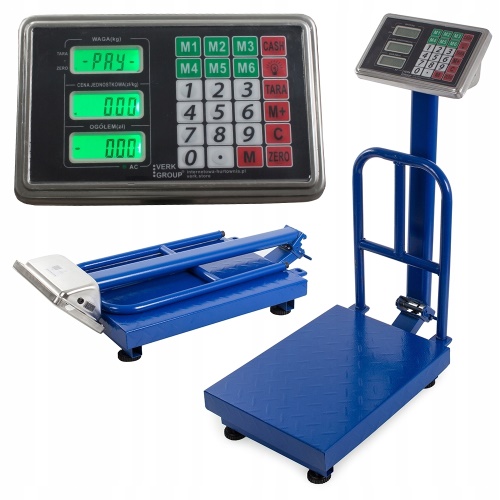 VK 17112 Můstková digitální váha do skladu 300kg/50g