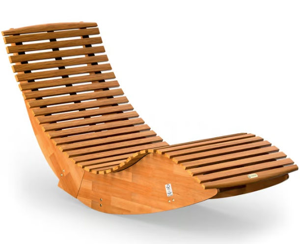 Zahradní ergonomické lehátko BENY z akácie