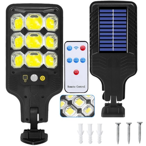 Venkovní solární pouliční lampa 63 LED