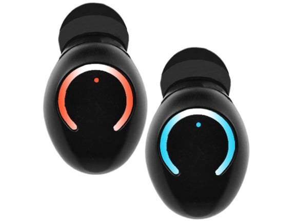 F9 BLUETOOTH Bezdrátová sluchátka TWS Powerbank černá