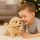 Plyšový pejsek na baterie Golden Retriver