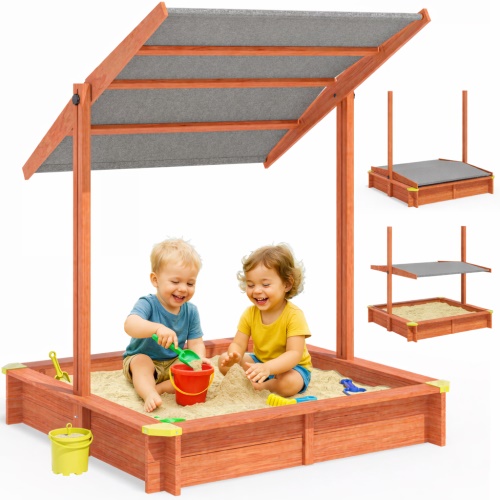 Dřevěné dětské pískoviště se stříškou Sami