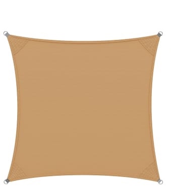 Stínící plachta celta čtverec 4x4m 10189 písková 200g/m