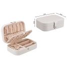 Elegantní šperkovnice VK 1782 organizér na bižuterii bílá