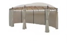 Zahradní altán pavilon DEU Monaco 530cm x 350cm béžová