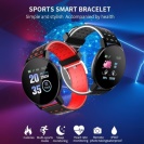 SMARTWATCH 119S CHYTRÉ HODINKY ČERNOČERVENÁ