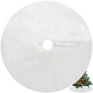 Podložka pod vánoční stromeček, chlupatá, 150 cm, bílá Ruhhy 22228